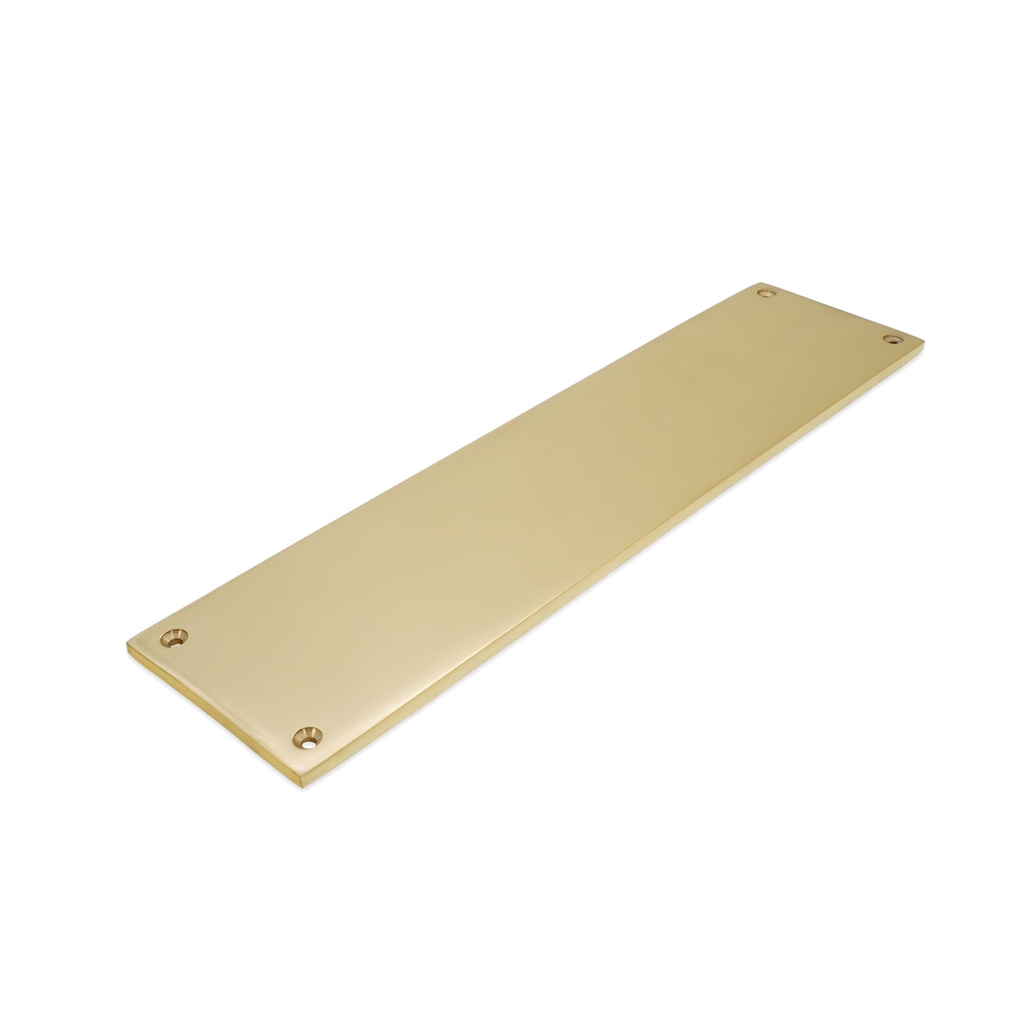 Victorian Finger Plate 300mm Polished Brass