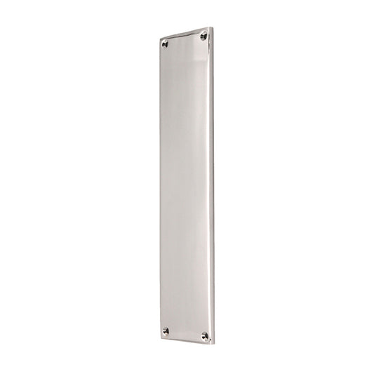 Victorian Finger Plate 300mm Polished Chrome