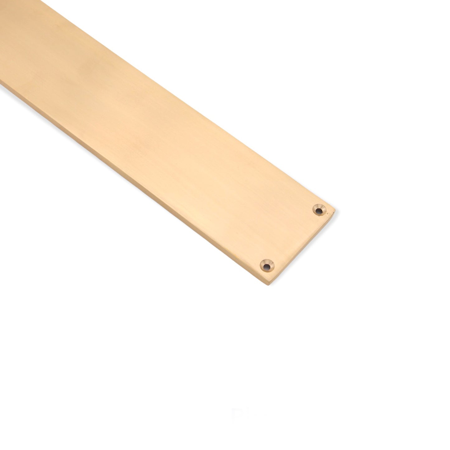 Victorian Finger Plate 300mm Satin Brass