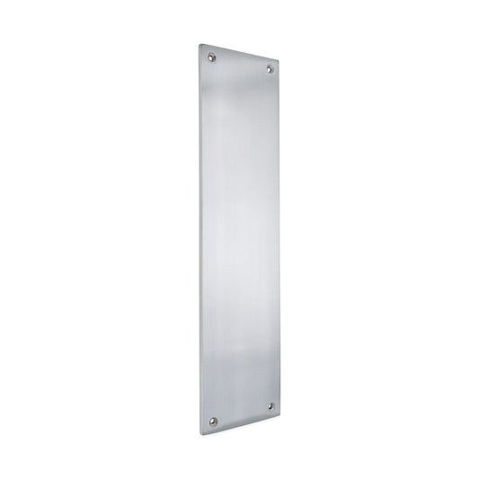 Victorian Finger Plate 300mm Satin Chrome