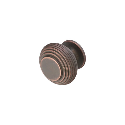 Beehive Large 40mm Cupboard Knob Aged Bronze