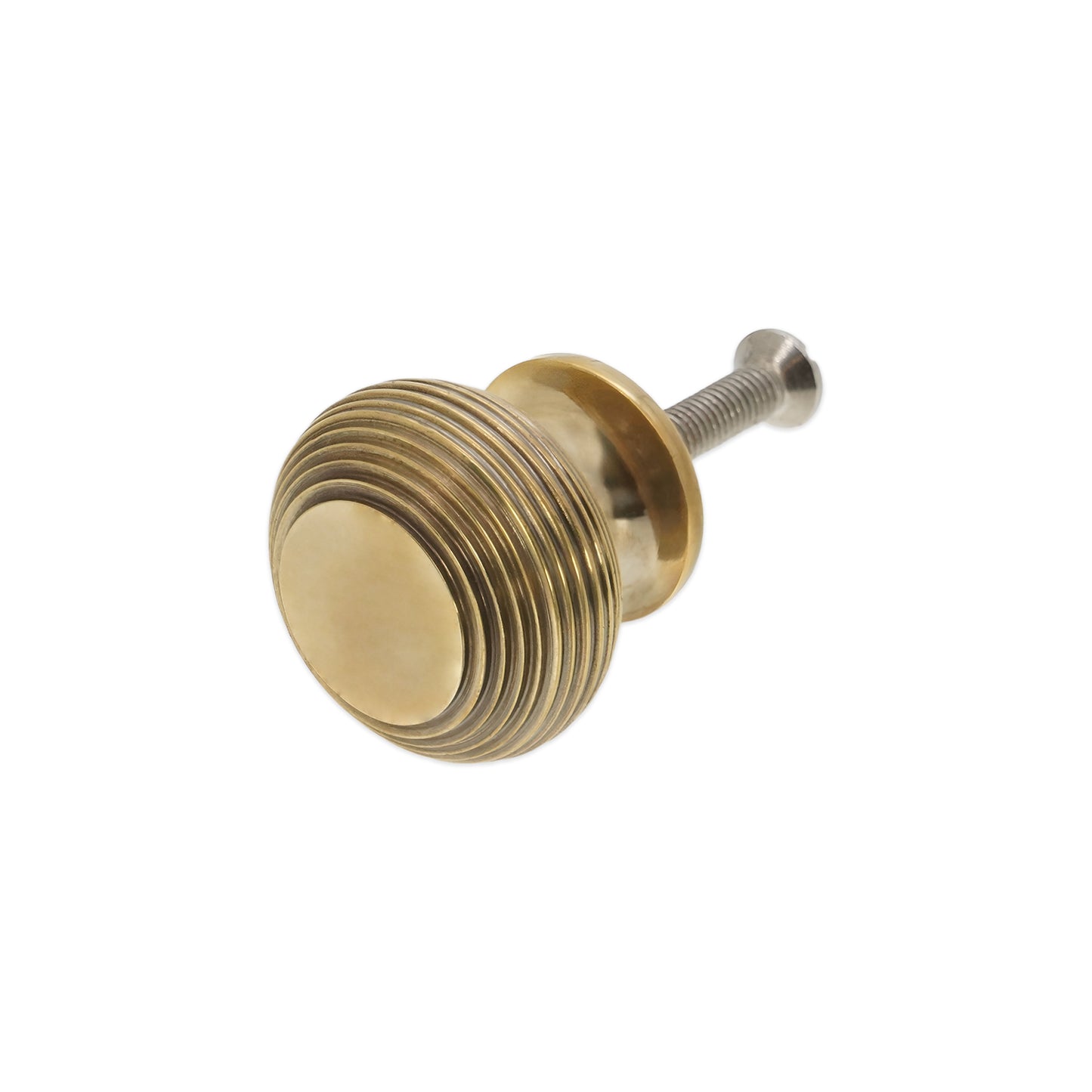 Beehive Large 40mm Cupboard Knob Aged Brass