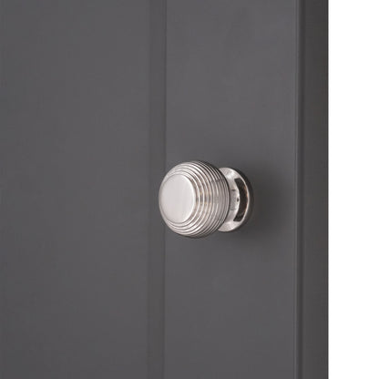 Beehive Small 30mm Cupboard Knob Polished Nickel