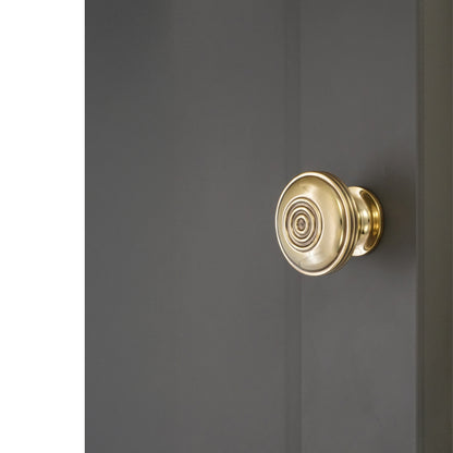 Bloxwich Large 40mm Cupboard Knob Aged Brass