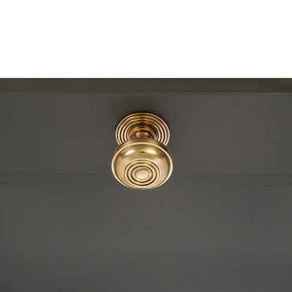 Preston Large 38mm Cupboard Knob Aged Brass