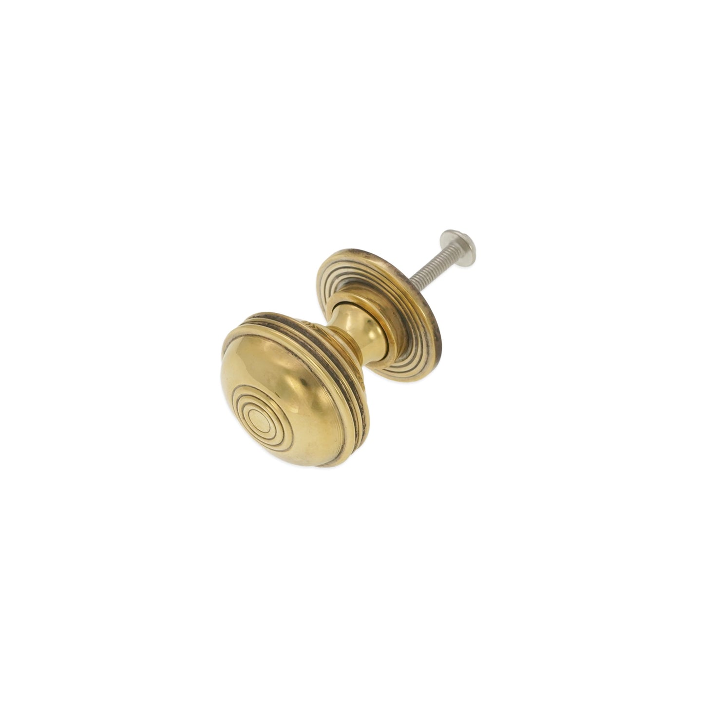 Preston Small 32mm Cupboard Knob Aged Brass