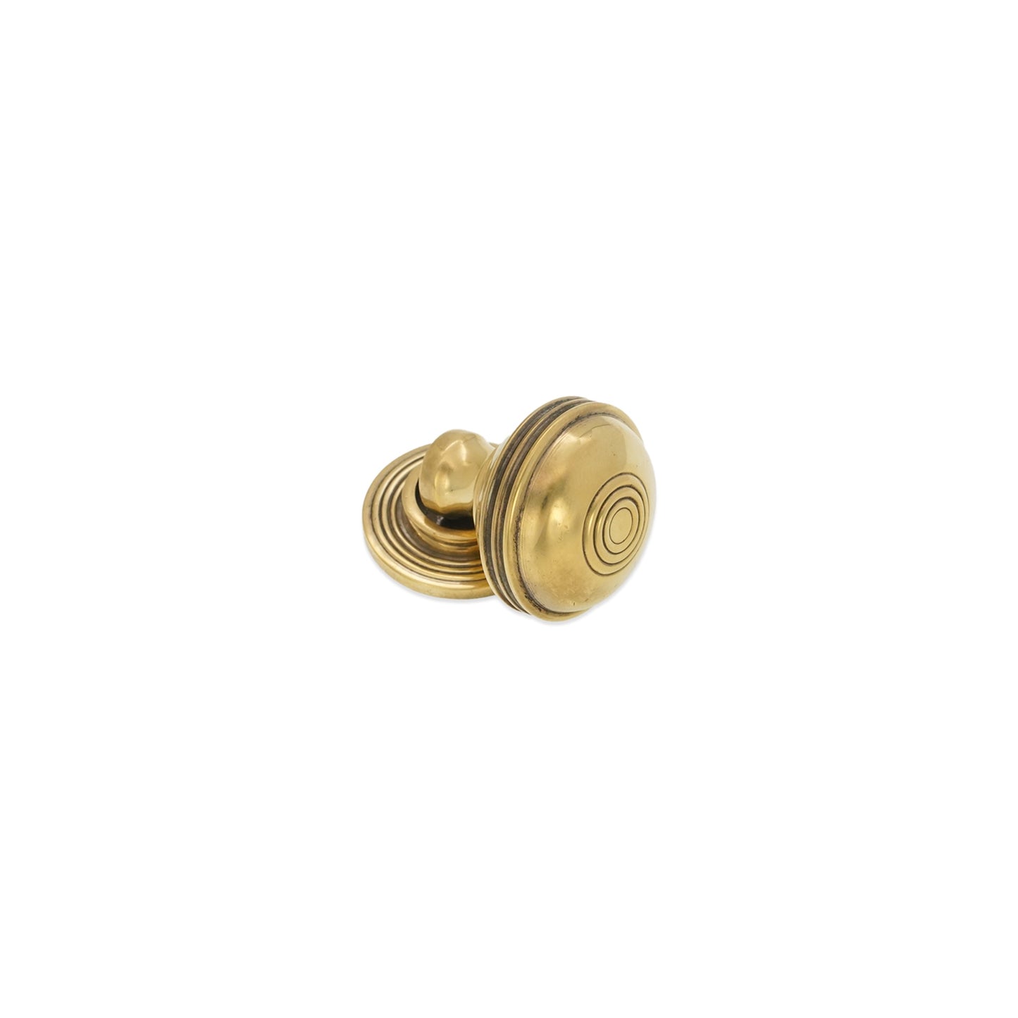Preston Small 32mm Cupboard Knob Aged Brass
