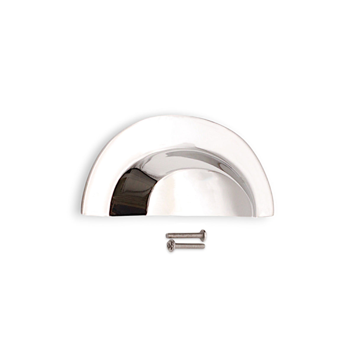 Slim Cup Handle Large Polished Nickel