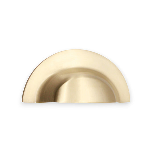 Slim Cup Handle Large Satin Brass