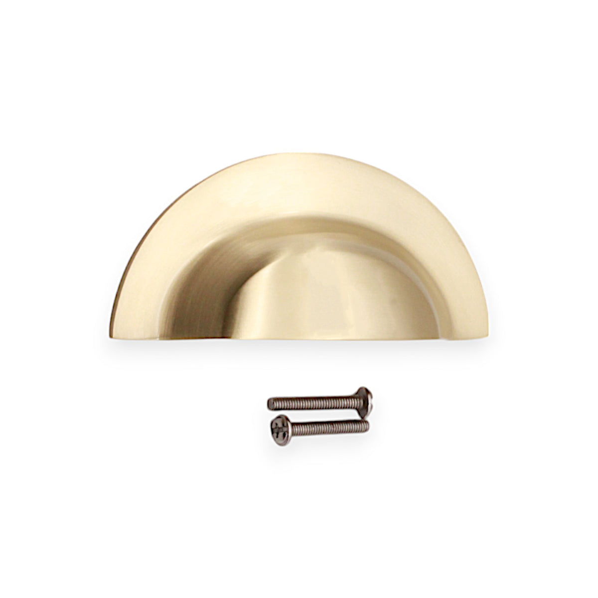 Slim Cup Handle Large Satin Brass