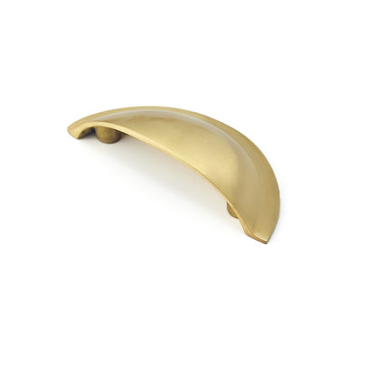Slim Cup Handle Small Satin Brass