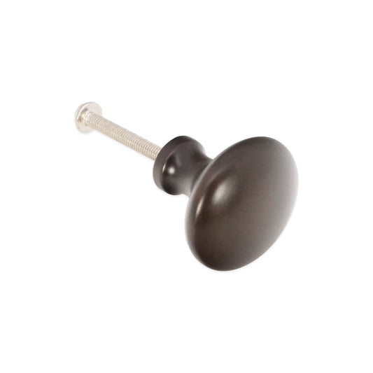 Mushroom 32mm Cupboard Knob Aged Bronze