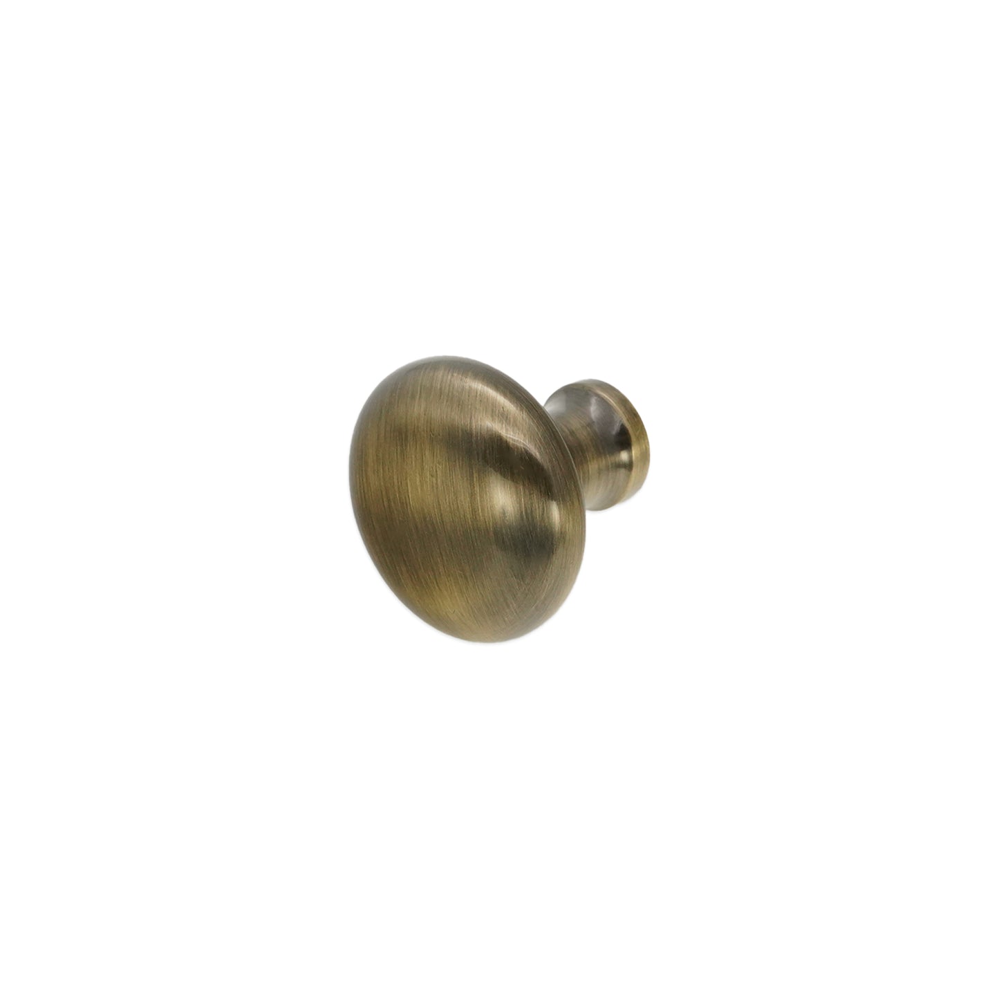 Mushroom 32mm Cupboard Knob Antique Brass