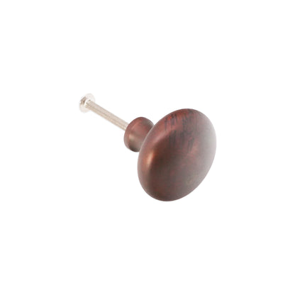 Mushroom 38mm Cupboard Knob Aged Bronze