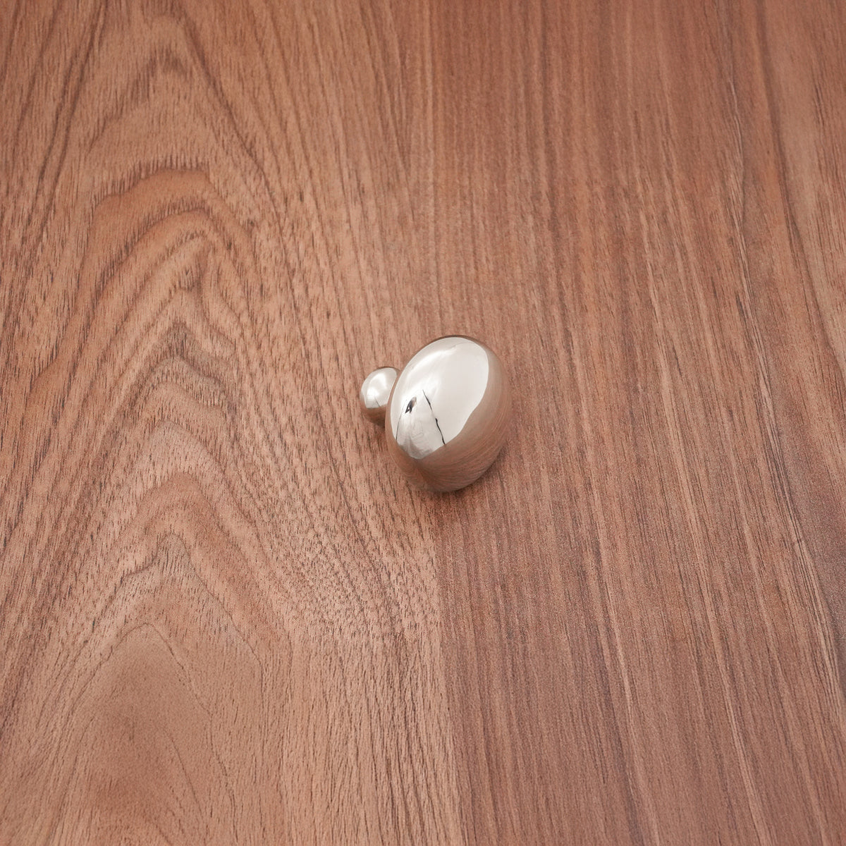 Mushroom 38mm Cupboard Knob Polished Nickel