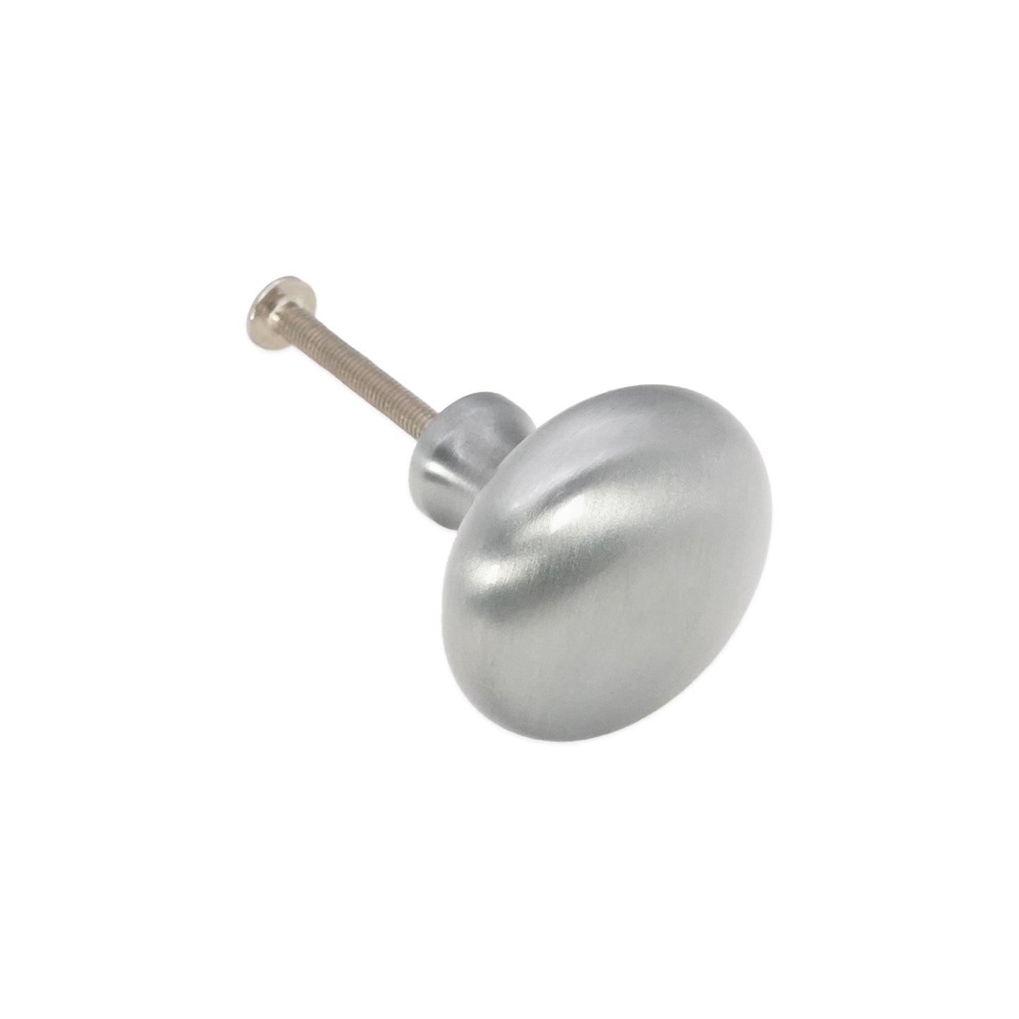 Mushroom 38mm Cupboard Knob Satin Chrome