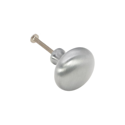 Mushroom 38mm Cupboard Knob Satin Chrome