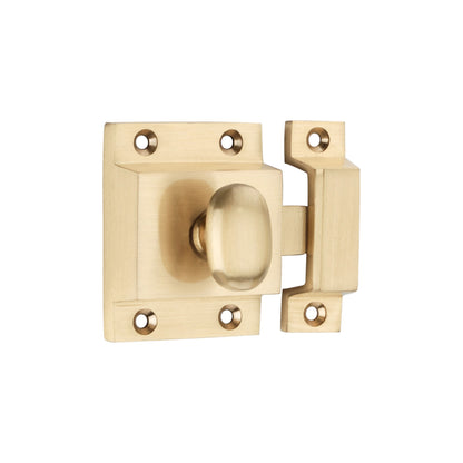 Cupboard Catch Satin Brass