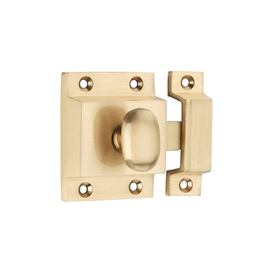 Cupboard Catch Satin Brass