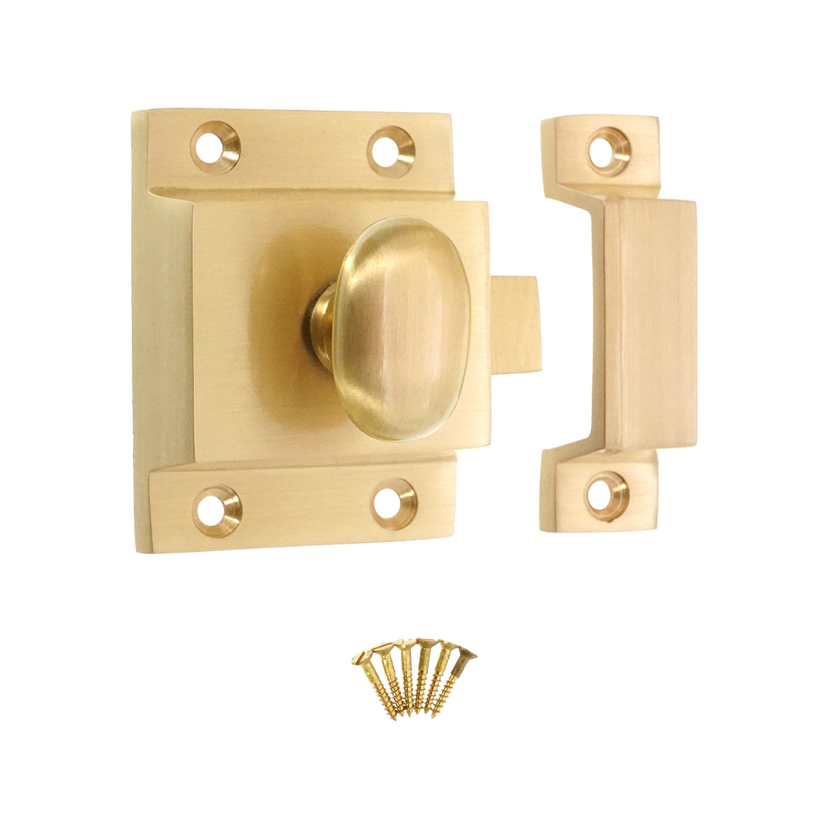 Cupboard Catch Satin Brass
