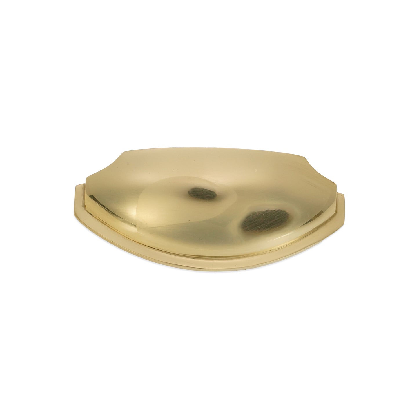 Tulip Cup Drawer Pull Polished Brass