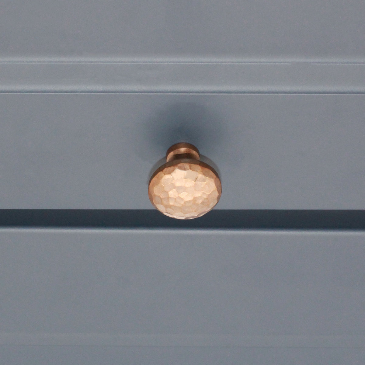 Hammered Mushroom 32mm Cupboard Knob Antique