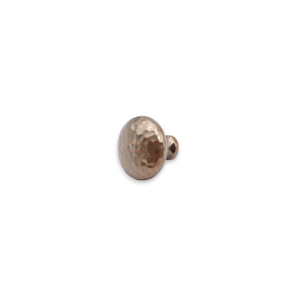 Hammered Mushroom 38mm Cupboard Knob Antique