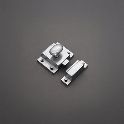 Cupboard Catch Satin Chrome
