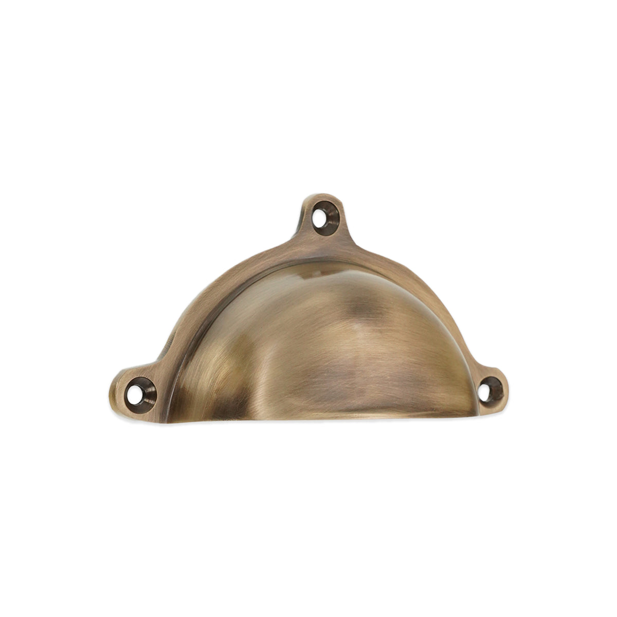 Cottage Cup Pull Antique Brass