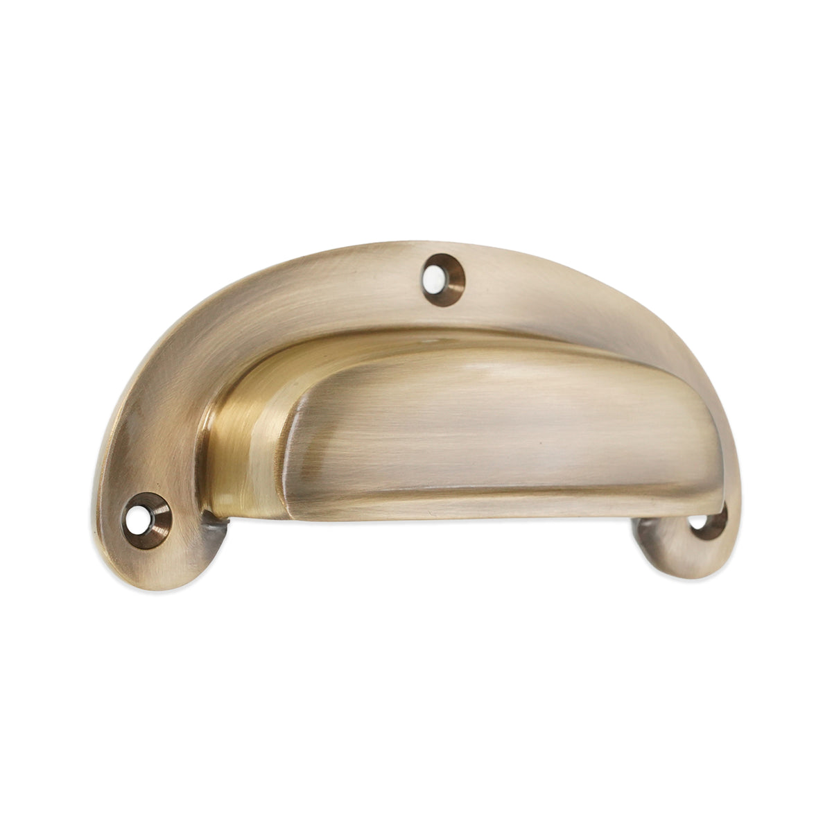 Traditional Cup Pull Antique Brass
