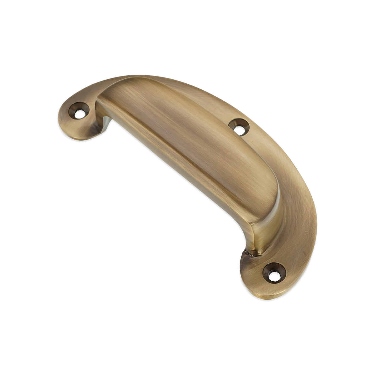 Traditional Cup Pull Antique Brass