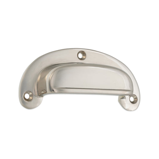 Traditional Cup Pull Polished Nickel