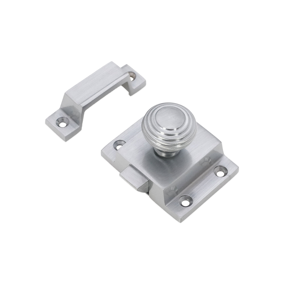 Beehive Cupboard Catch Satin Chrome