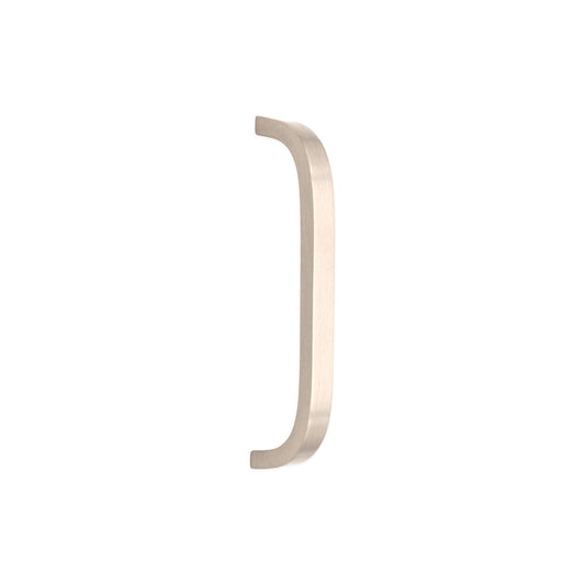 Curve Bar Cabinet Handle Satin Silver Small