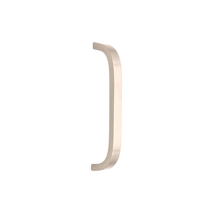 Curve Bar Cabinet Handle Satin Silver Medium