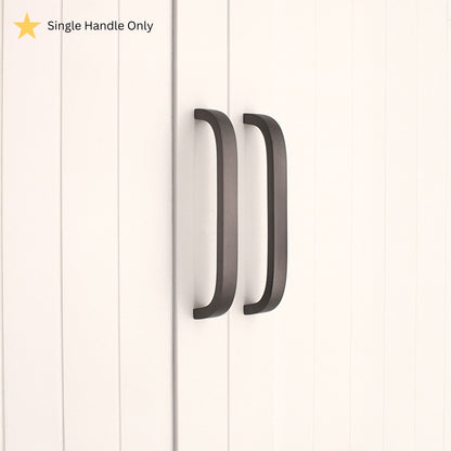 Curve Bar Cabinet Handle Gunmetal Grey Medium
