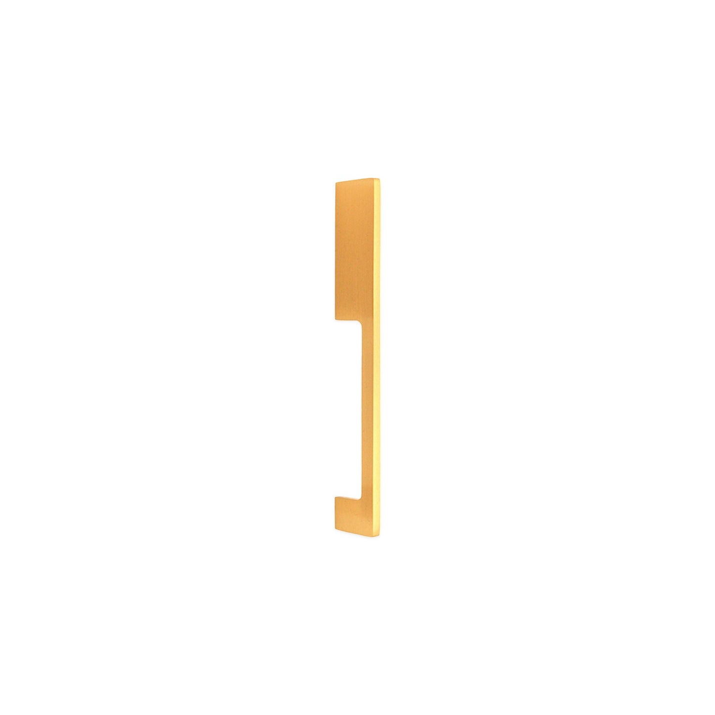 Sleek Bar Handles Satin Brass Small