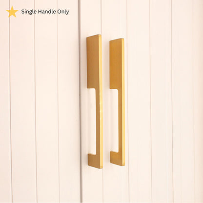 Sleek Bar Handles Satin Brass Large