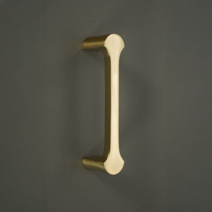 Tulip Pull Handle 115mm Polished Brass
