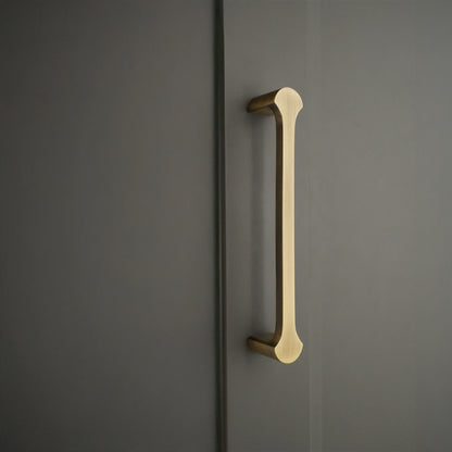 Tulip Pull Handle 165mm Antique Brass