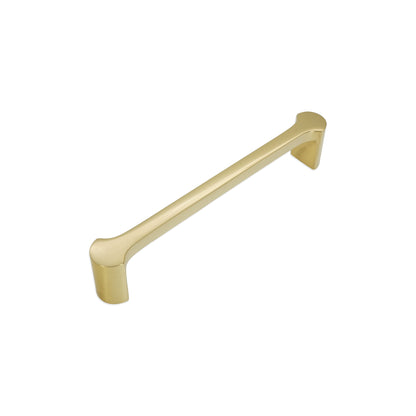 Tulip Pull Handle 165mm Polished Brass