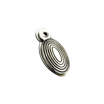 Oval Beehive Escutcheon Aged Nickel