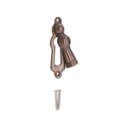Lady Escutcheon Antique Brass
