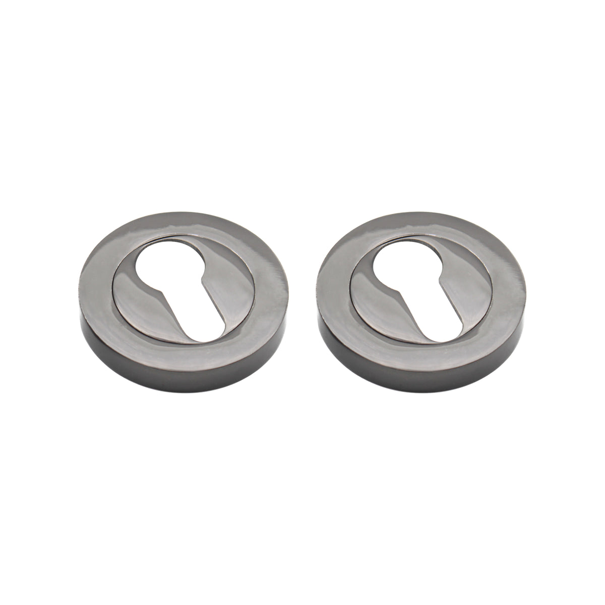 Euro Profile Escutcheon Black Nickel