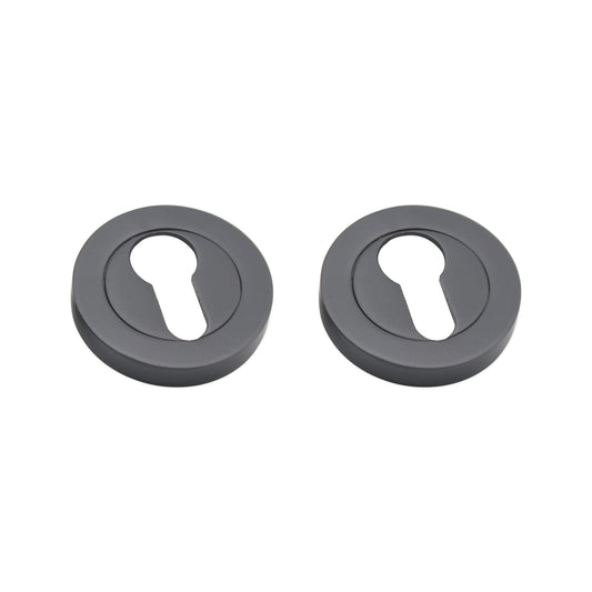 Euro Profile Escutcheon Gunmetal Grey
