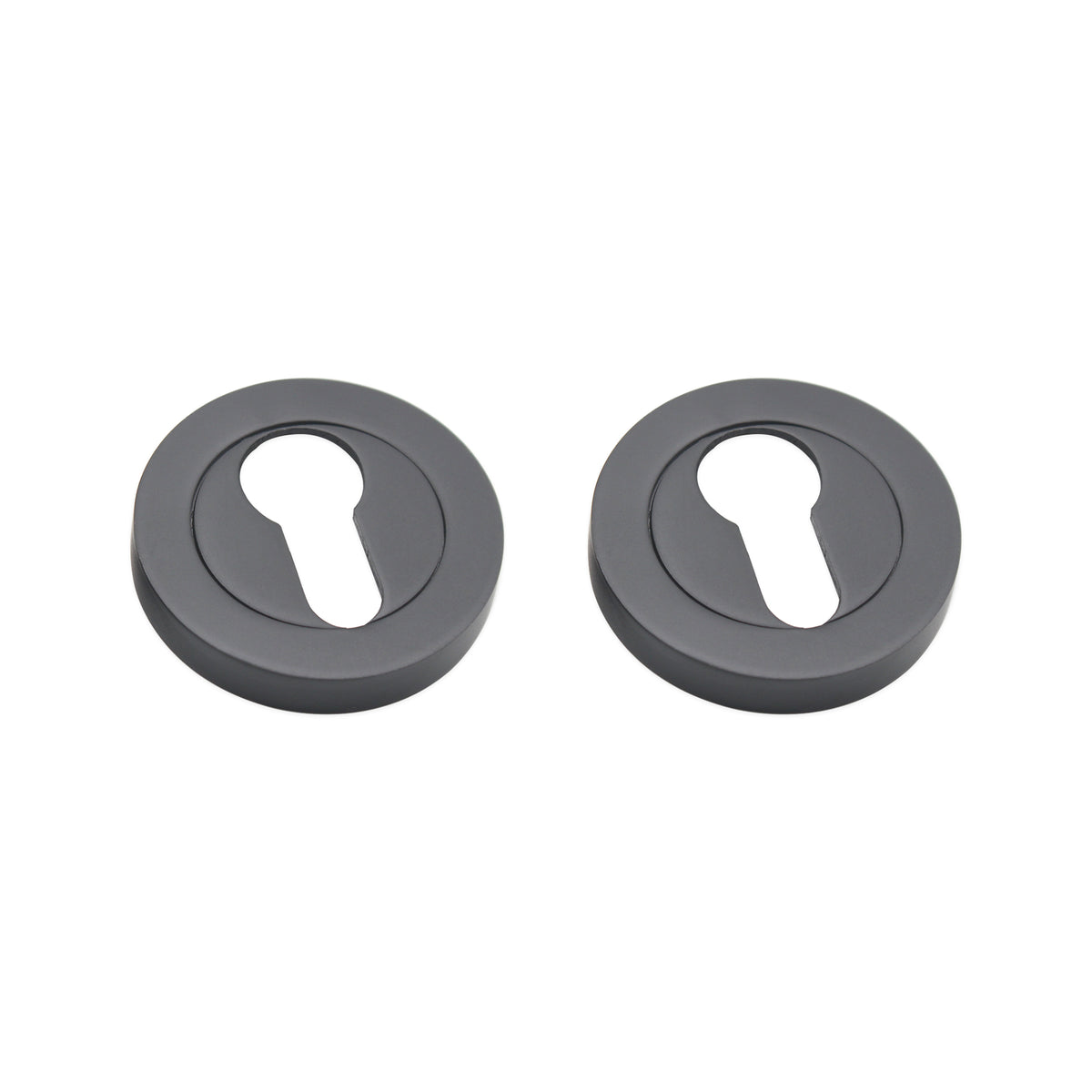 Euro Profile Escutcheon Gunmetal Grey