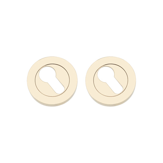 Euro Profile Escutcheon PVD Brass