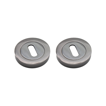 Oval Standard Escutcheon Black Nickel