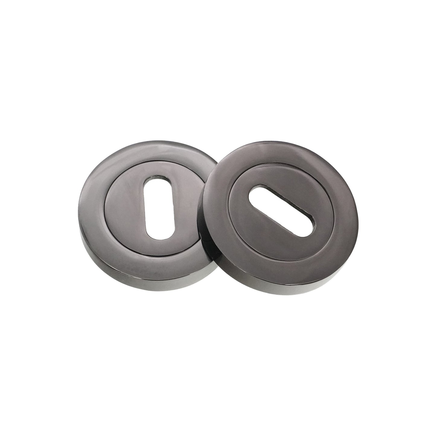 Oval Standard Escutcheon Black Nickel