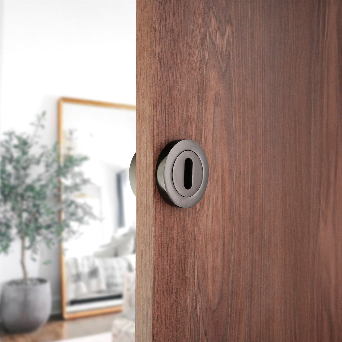 Oval Standard Escutcheon Black Nickel
